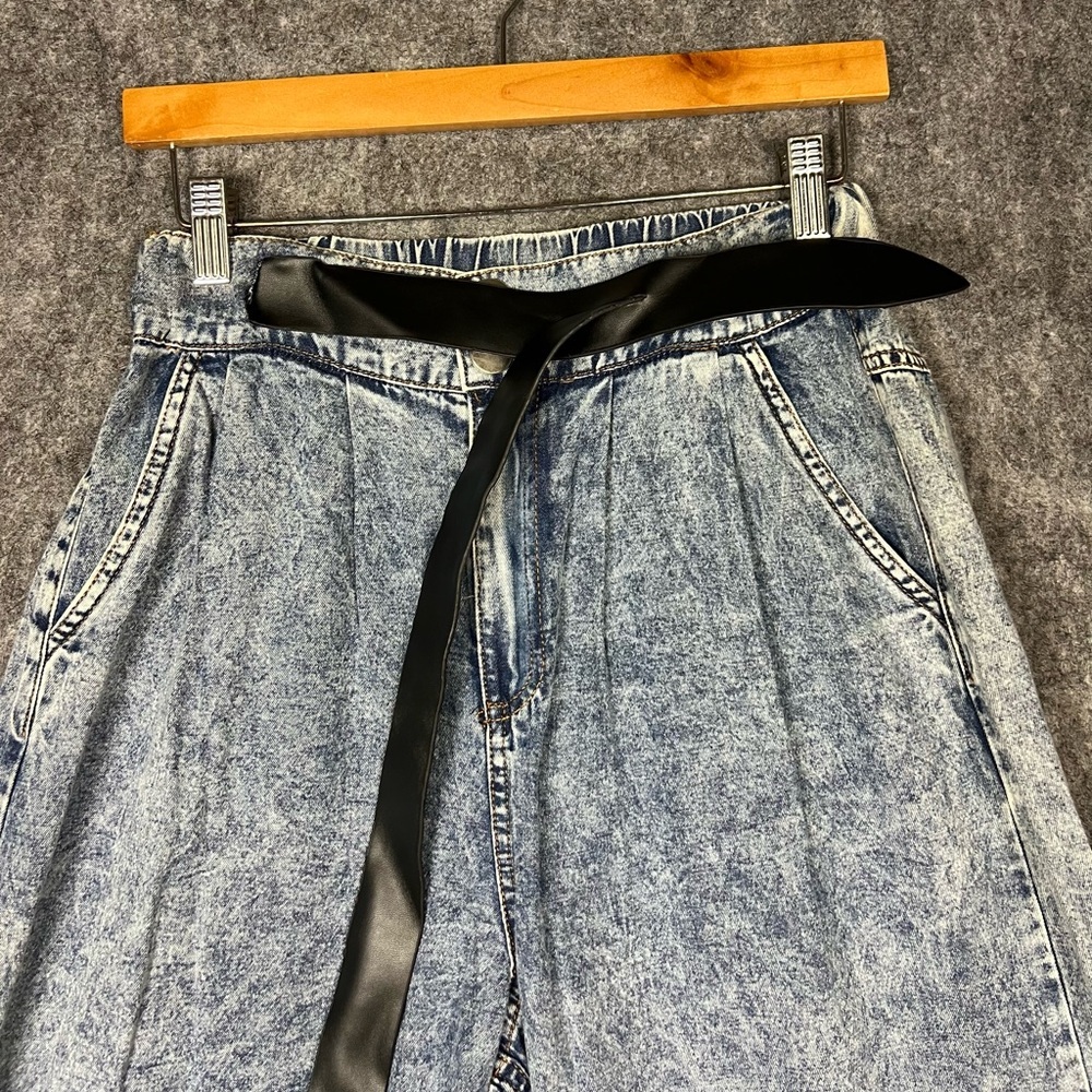 Mulla Jeans Women's Wide-Leg Light Blue Jeans Size Medium NWT - Picture 6 of 9